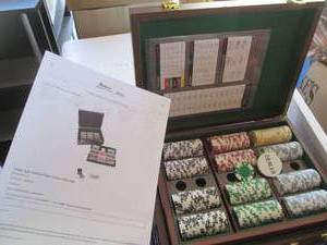Poker set carbon fiber series 500 c...