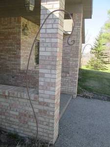 2-6ft tall plant hooks and solar li...