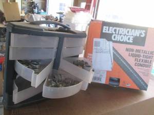 Rubbermaid Organizer full of electr...