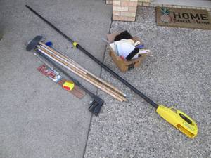 Handles, sprayer, door sweep, dustpans and more