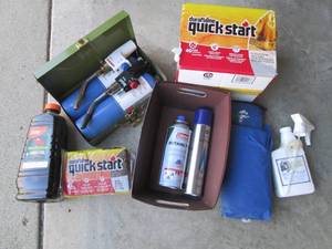 Torches, fuel and fire starters