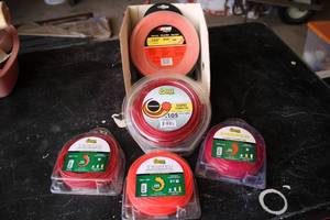 Assorted trimmer line 5 packs...
