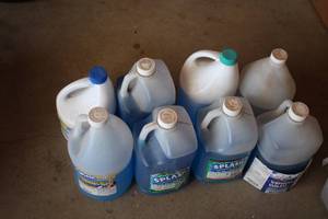6 partially used gallons of window ...