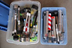 Assortment of Solar yard lights...