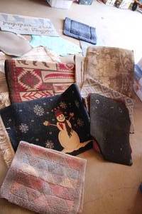 Variety of rugs...