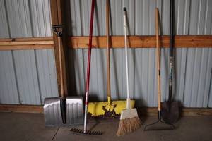 Garden tools and shovels...