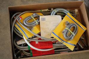 Box of plumbing connections