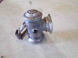 Antique bicycle kerosene lantern