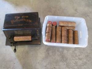 The Gem wooden roller organ with or...