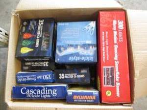 Large assortment of holiday lightin...