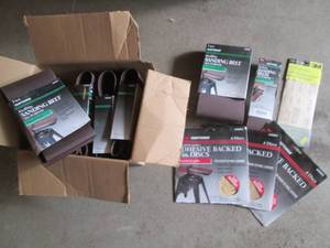 Sanding belts and pads