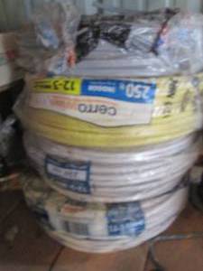 Huge value lot of electrical wire  4 Brand new rolls