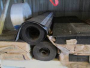 Shingles and tar paper, enough for a small roof