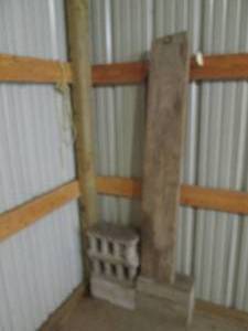 Cement blocks and 2 heavy duty planks