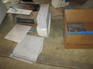 Granite tiles and other decorative mosaic sheets