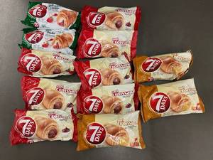 7 Days Soft Croissant Assorted Flavors 75 g (2.65 oz) 12 Pack