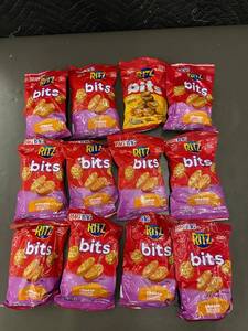 RITZ Bits Cheese Crackers - 12-Pack 3 oz Bags