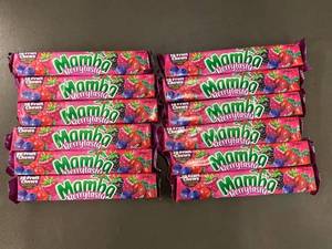 Storck Mamba BerryTasty 18 Fruit Chews - Berry Mix, 2.8 oz, 12-Pack