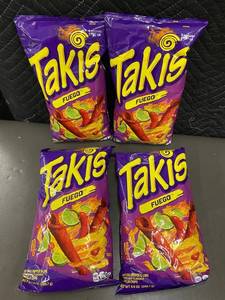 Takis Fuego Tortilla Chips 9.9 oz - 4 Bags
