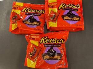 Reeses Chocolate Lava Cup Snack Size Bags - 3-Pack