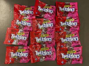 Twizzlers nibs King Size Cherry Candy 12-Pack - Net Wt 4.28 oz Each