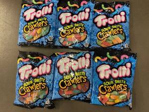 Trolli Sour Brite Crawlers Candy (Lot of 6)