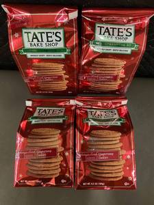 Tates Bake Shop Gingersnap Cookies (Lot of 4)