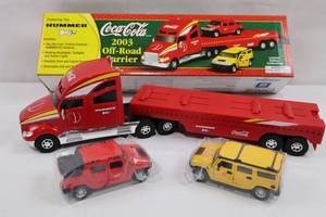 Coca-Cola 2003 Off-Road Carrier with Hummer H2 Vehicles