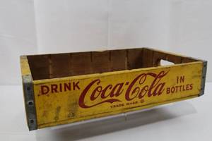 Coca-Cola Wooden Bottle Crate 18 X 12 X 4 in