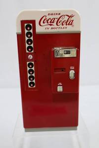 Vintage Coca-Cola Vending Machine Bank Metal Coin Bank