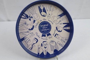 Pabst Blue Ribbon Advertising Tray 12 Inch Diameter