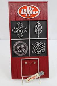 1970s Dr. Pepper Wall Calendar with Bottle Opener