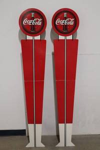 Coca-Cola Cardboard Floor Displays (Lot of 2)