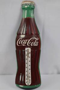 Coca-Cola Tin Thermometer 16.5 Inch
