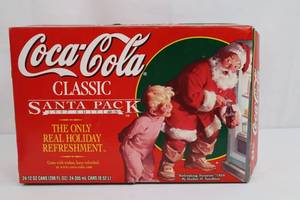 Coca-Cola Classic Santa Pack 1997 Edition 20 Cans