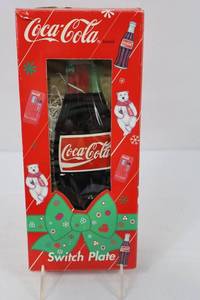 Coca-Cola Holiday Switch Plate in Box