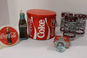 Coca-Cola Tin Decor Set (Lot of 10)