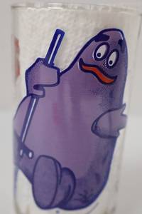 Grimace 6 McDonaldland Glass