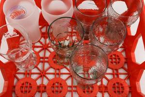 Coca-Cola Glass Assortment in Crate (Lot of 8)
