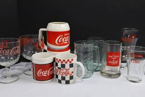 Coca-Cola & Bacardi Glassware Assortment (10 Pieces) in Crate