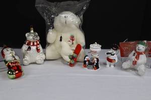 Coca-Cola Polar Bear Ornament & Figurine Lot of 7