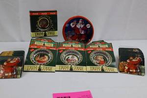 Coca-Cola Trim-A-Tree Christmas Collectibles - 24 Santa Coasters