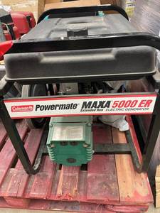 Coleman Powermate MAXA 5000ER Generator - 10HP Briggs & Stratton Engine Does not start