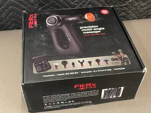 FitRX Pro Precision Multi-Angle Massager - 7 Attachments, 5 Speeds, USB-C, Carrying Case