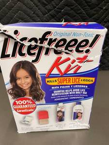 Licefreee Kit Head Lice Treatment - Gel, Shampoo, Nit Comb & Root Applicator