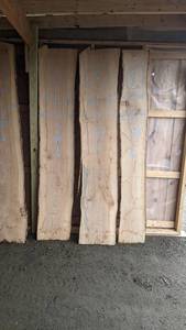Ash Live Edge Slab 89 x 13