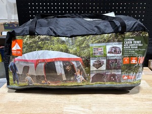 Ozark Trail 12 Person Cabin Tent with Convertible Screen Room