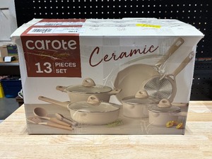 Carote 13 Piece Ceramic Cookware Set