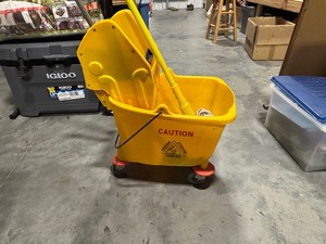 Mop Bucket with Wringer and Mop
