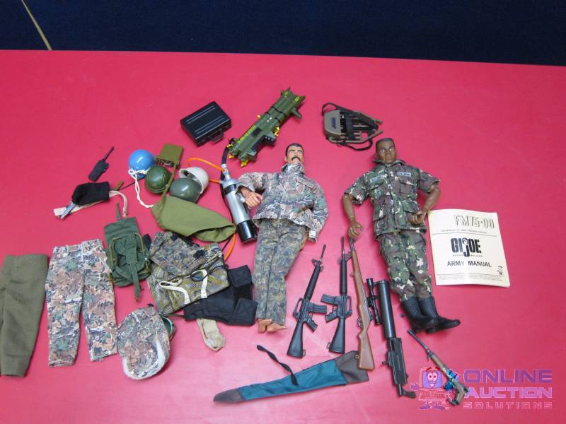 lot 63 image: 2 G.I. Joes and Accessories